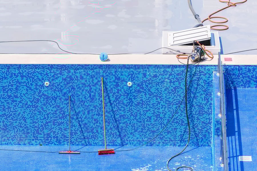 Swimming pool cleaning and repairs
